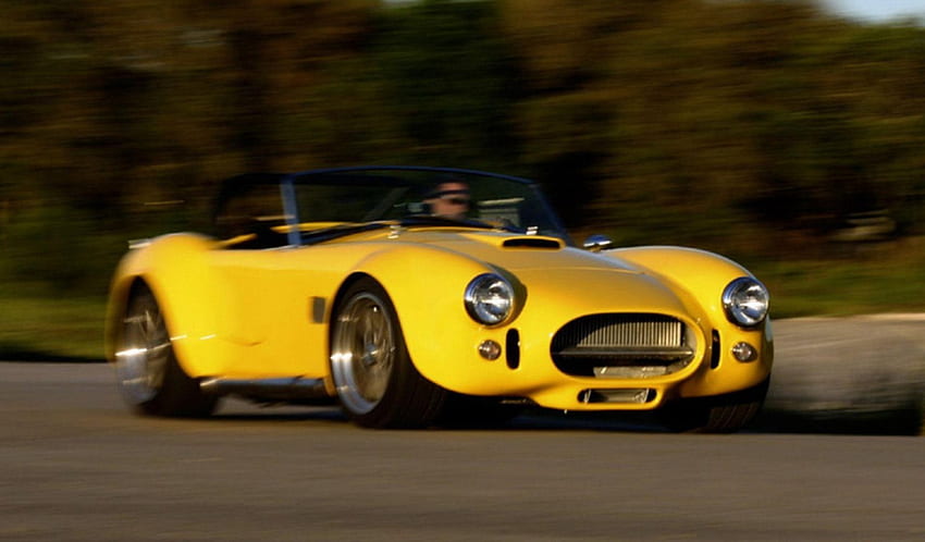 Shelby Cobra, 12, สีเหลือง, รถ, 11, 2012 วอลล์เปเปอร์ HD