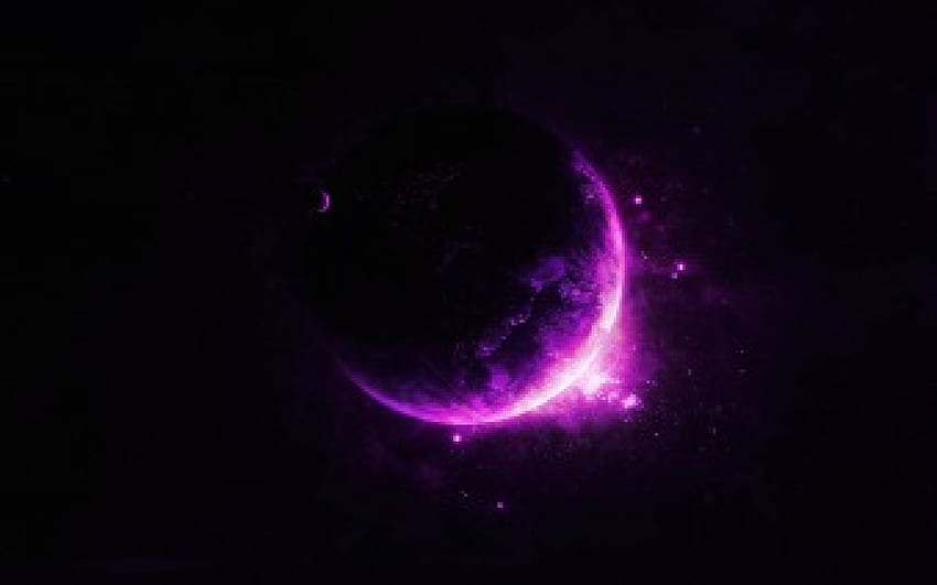 PURPLE-PLANET, kosmos, fioletowy Tapeta HD
