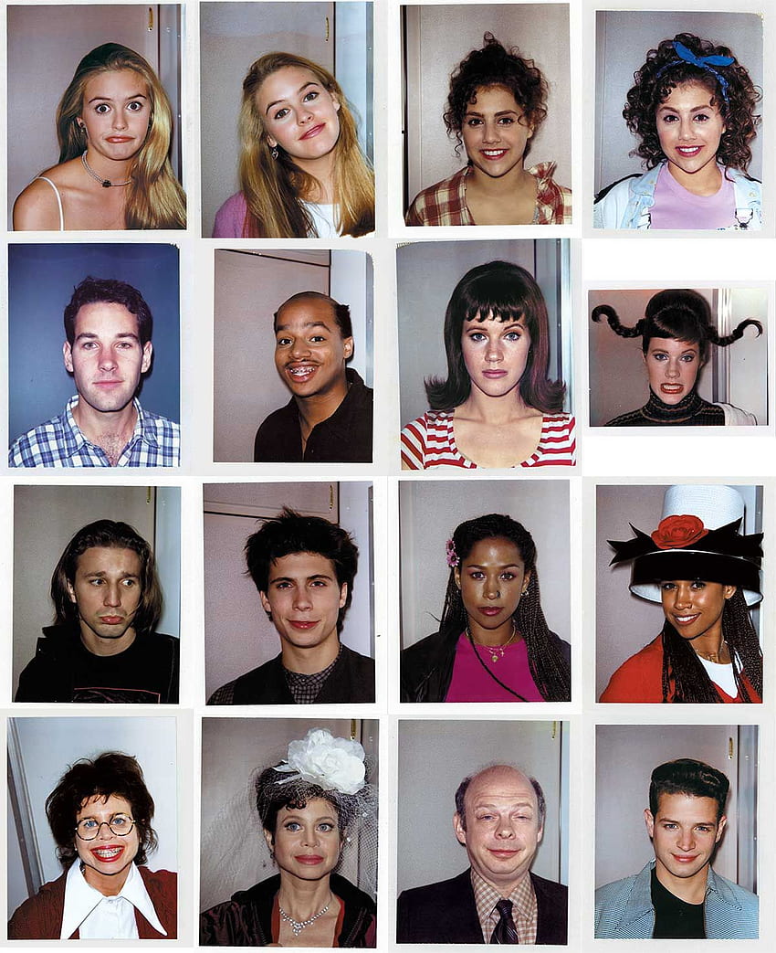 Polaroids of the cast of Clueless taken HD phone wallpaper