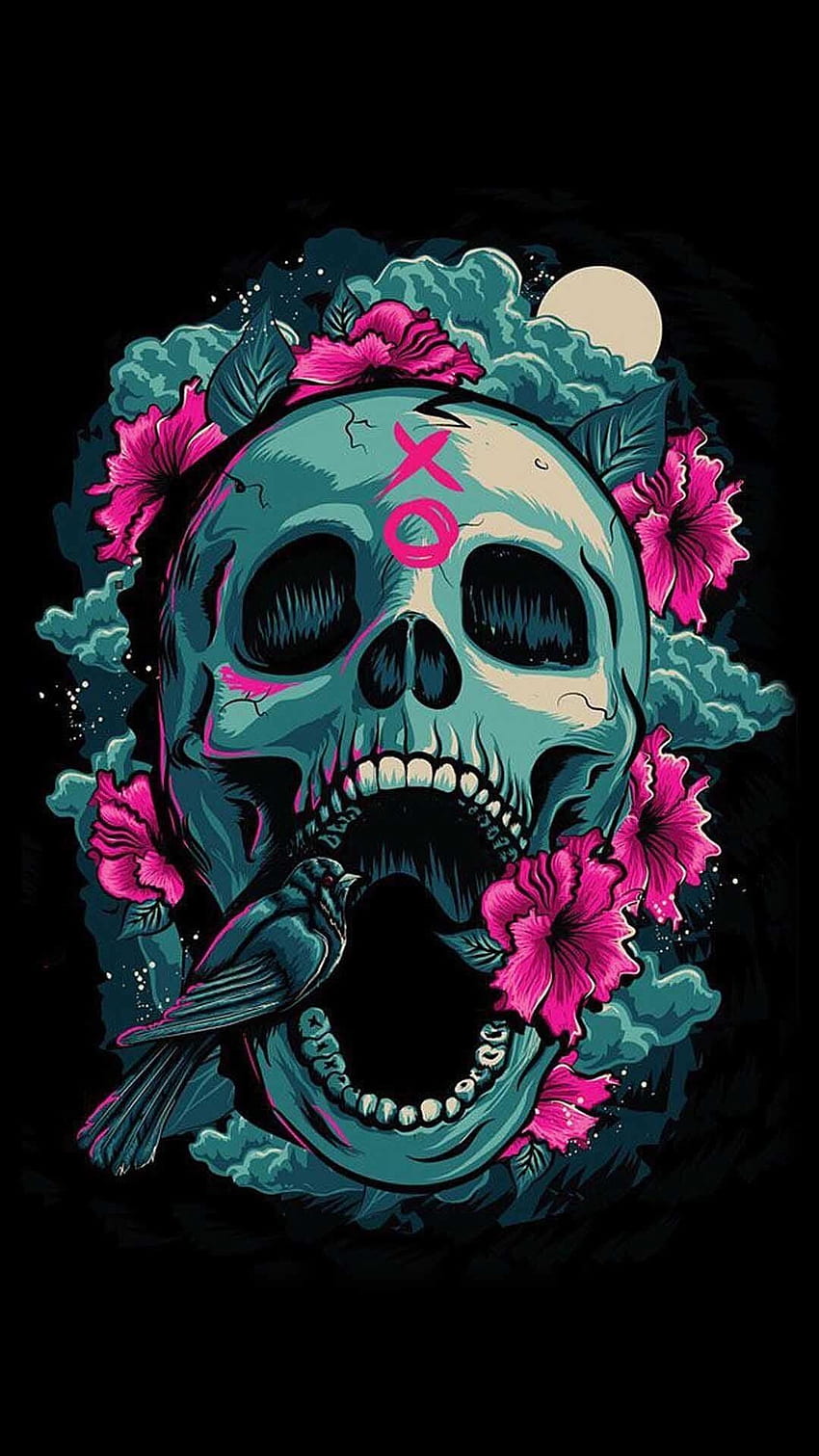 Sugar Skull, Queen Skull HD phone wallpaper