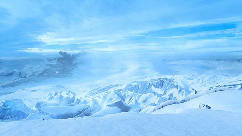 Hoth Blizzard Star Destroyer Crash Dreamscene - Stern, Star Wars Hoth HD-Hintergrundbild