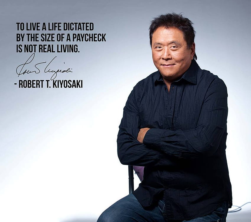 Robert Kiyosaki Inspirierende Zitate über Geld HD-Hintergrundbild
