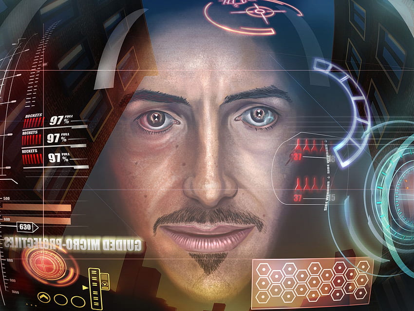 Iron Man Hud Vector