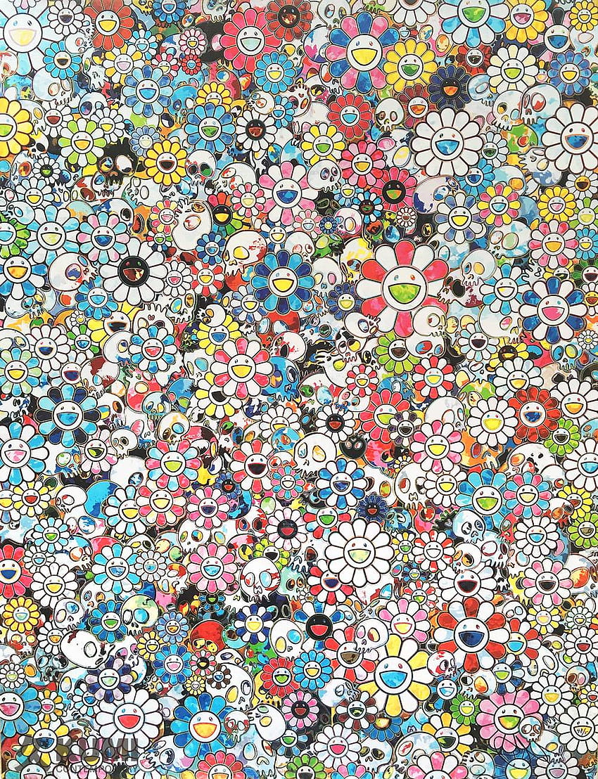 takashi murakami. Kumi Contemporary Japanese Art, Takashi Murakami Flower Art HD phone wallpaper