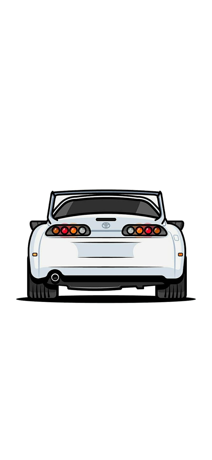 Toyota Supra Mk4 Sketch Art
