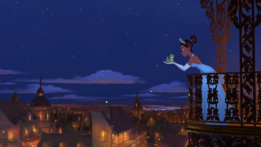 Çizgi Film Kurbağa Tiana Prenses ve Kurbağa Disney HD duvar kağıdı