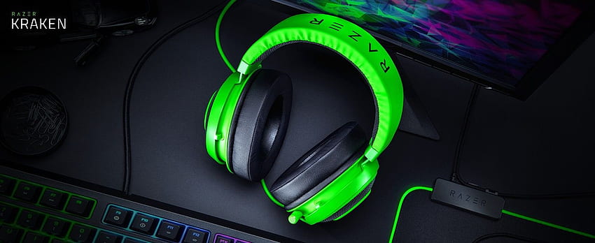 Razer Kraken Gaming Headset. Headset, Razer, Gaming headphones HD wallpaper