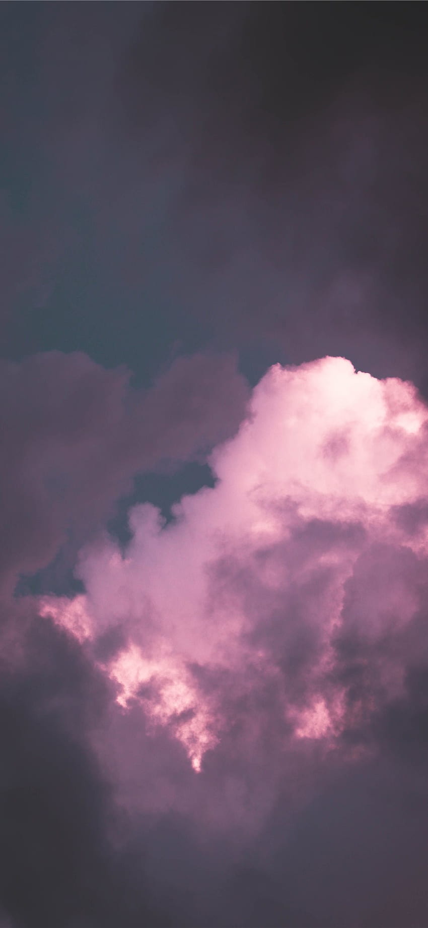 80s iPhone - Pink iPhone Clouds - -, Purple Cloud HD phone wallpaper