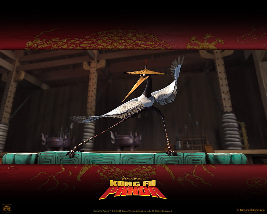 Master Crane from Kung Fu Panda HD wallpaper