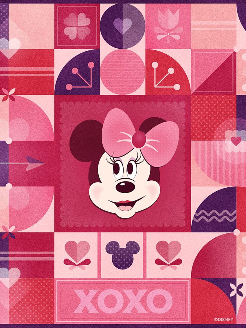 Mickey Mouse & Minnie Mouse Valentine's Day – IPhone Android. Disney Parks Blog, Purple Minnie Mouse HD phone wallpaper