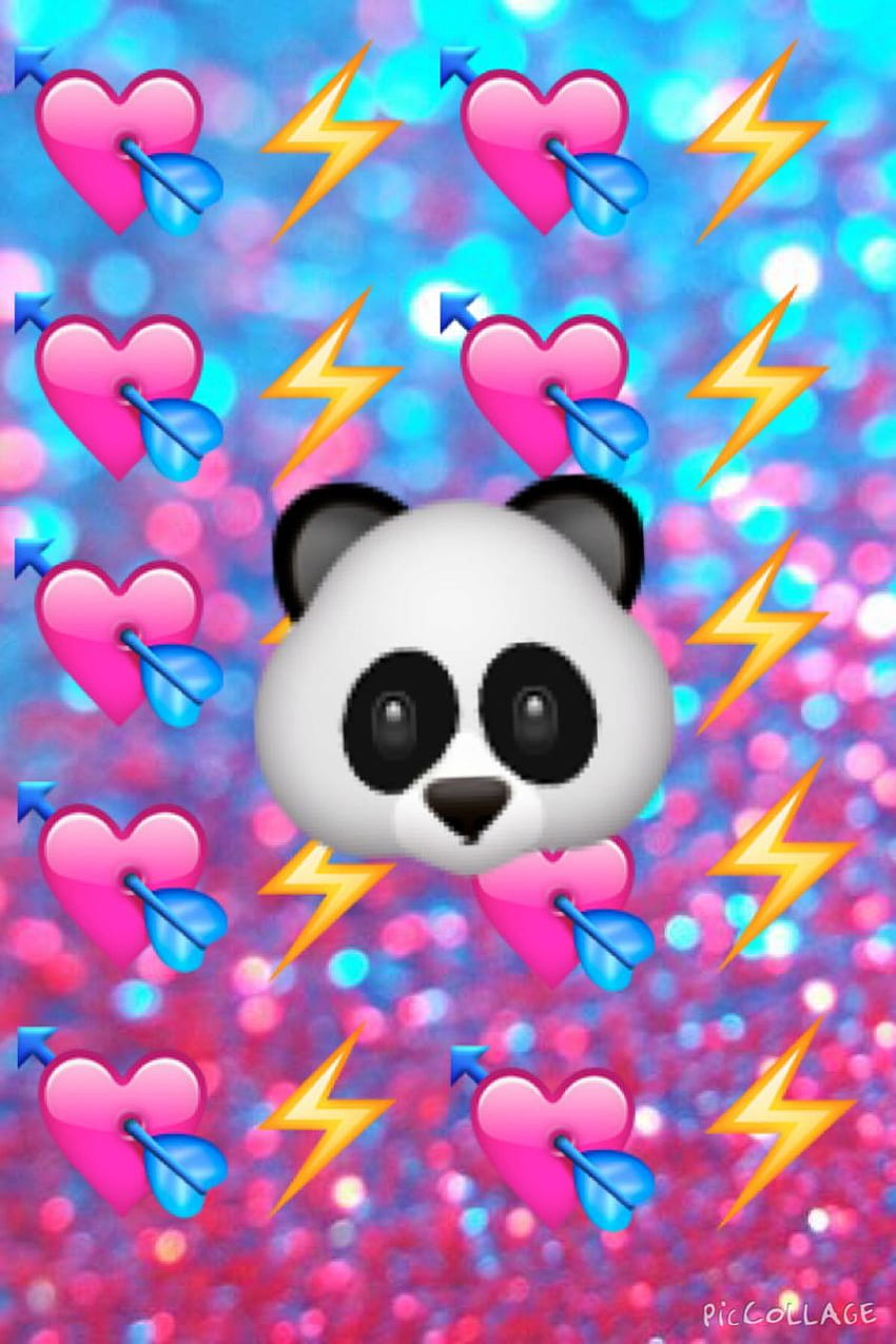 Emoji Background、Panda Emojiの絵文字について HD電話の壁紙