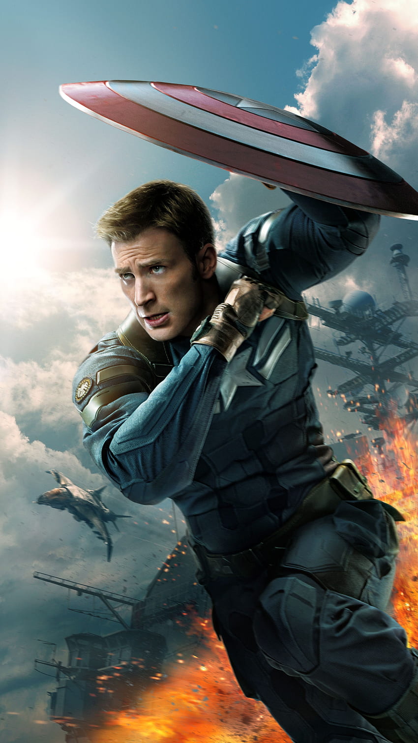 Kapitän Amerika, Marvel HD-Handy-Hintergrundbild