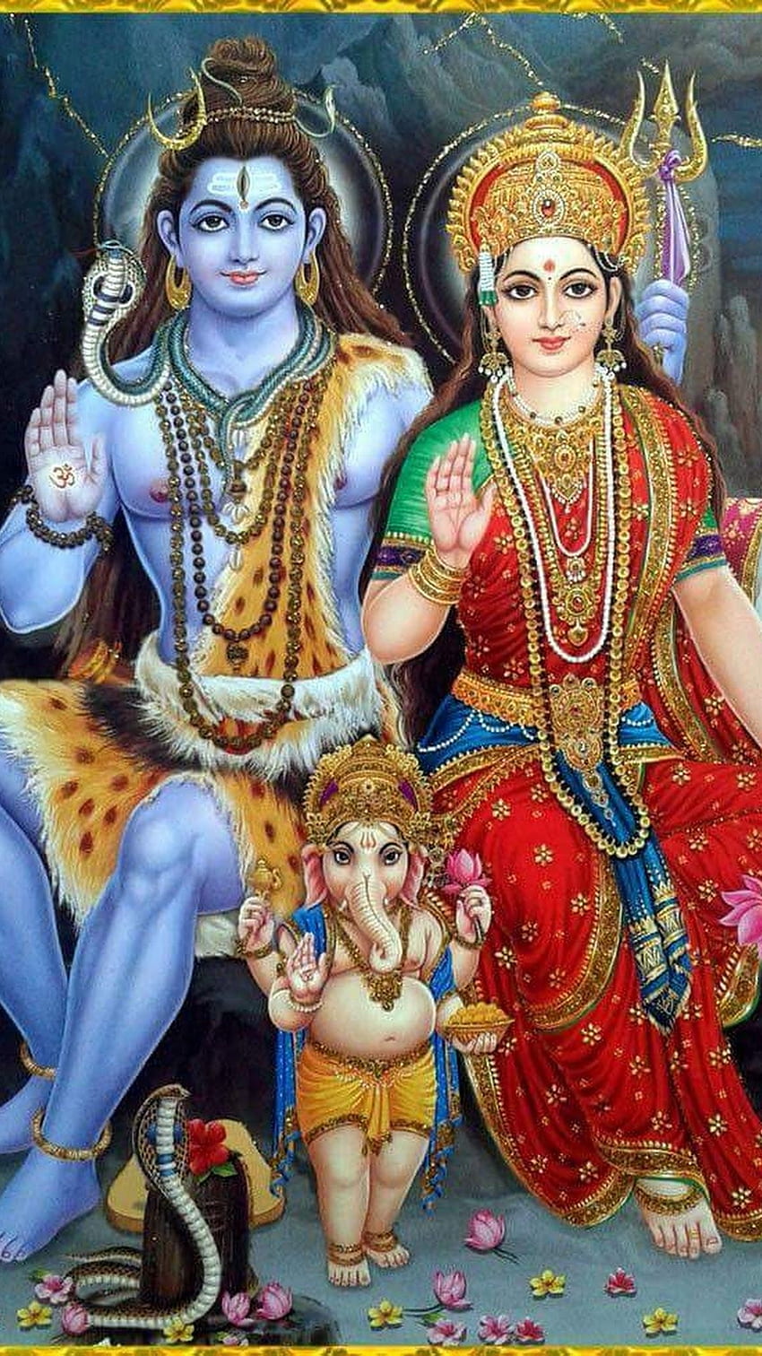 Sivan, Parvati Devi, Bhagwan Shankar HD-Handy-Hintergrundbild