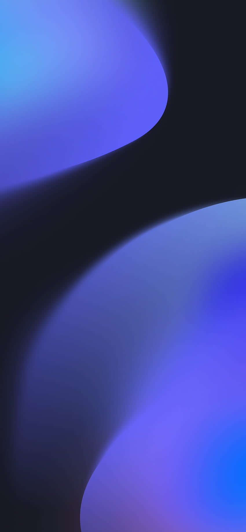 iOS 16 - Concepto (Azul - Oscuro) fondo de pantalla del teléfono