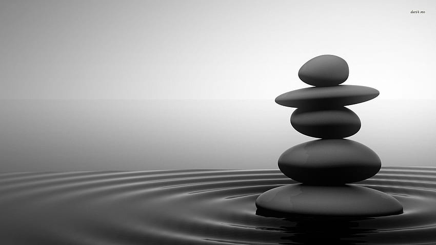 Dunkles Zen, Zen-Balance HD-Hintergrundbild
