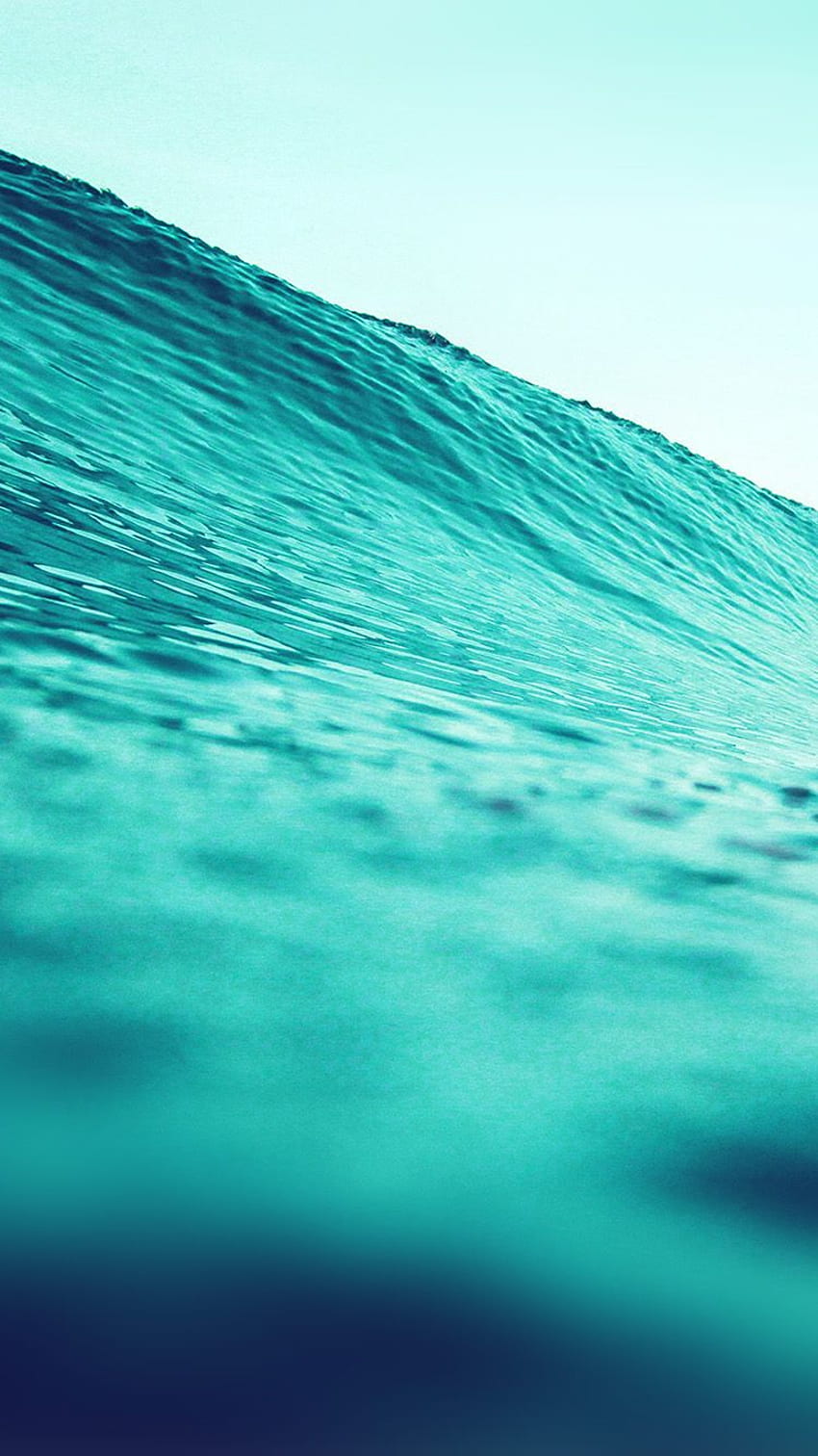 WAVE SEA BLUE GREEN WATER NATURE - BEST IPHONE, グリーンオーシャン HD電話の壁紙