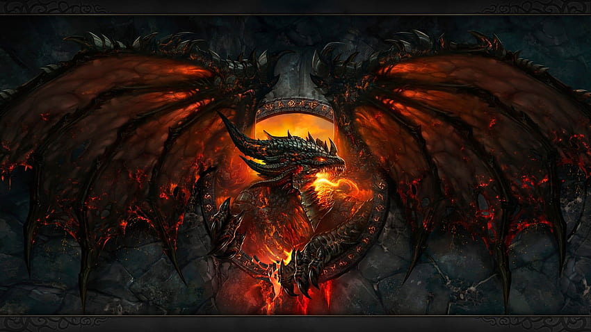 Fire Dragon , World Of Warcraft • За вас за и мобилни устройства HD тапет