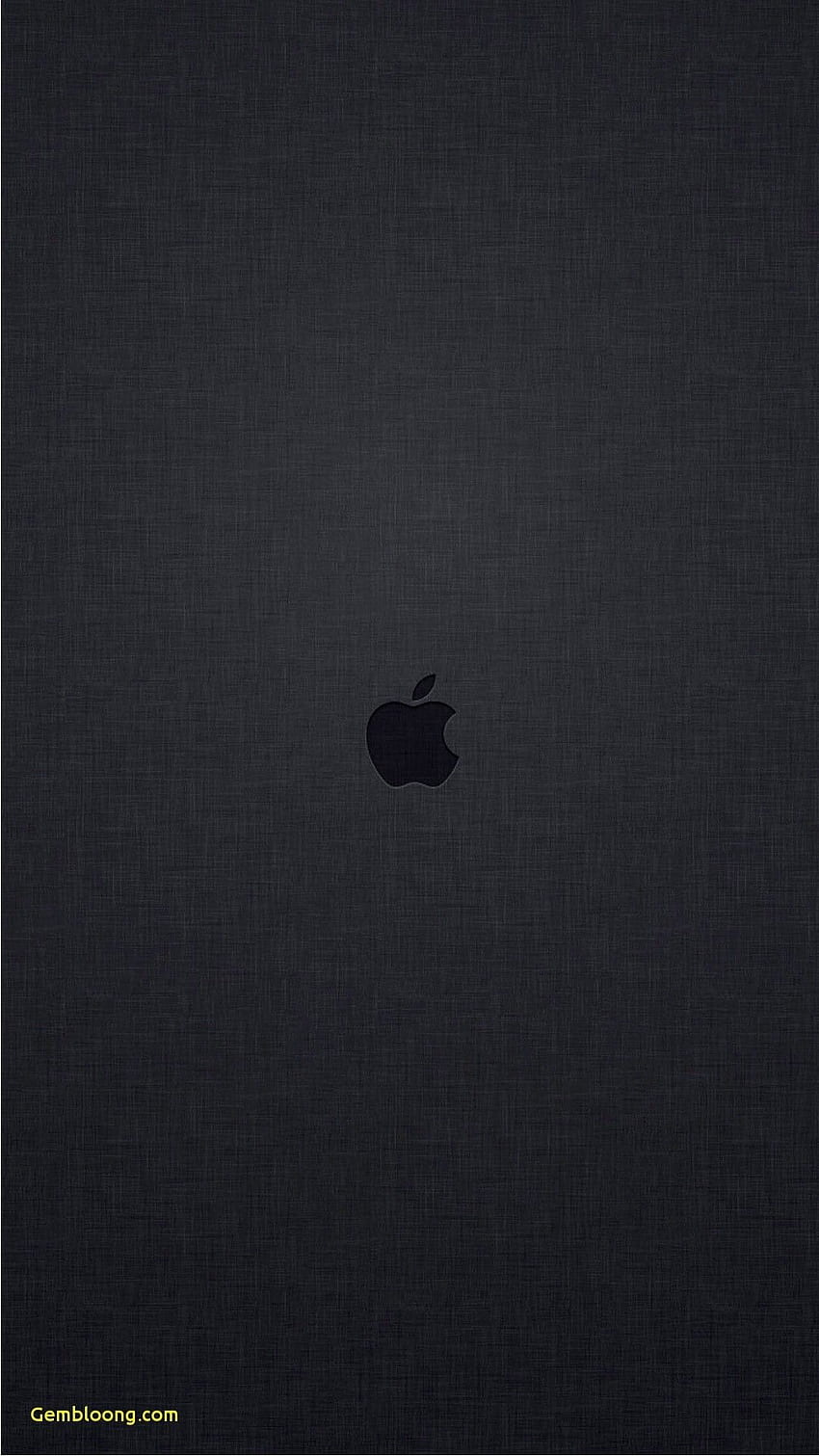 Szary Macbook, czarne logo Apple Tapeta na telefon HD