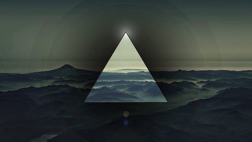 Abstrakt, Dunkel, Hell, Dreieck, Sve HD-Hintergrundbild