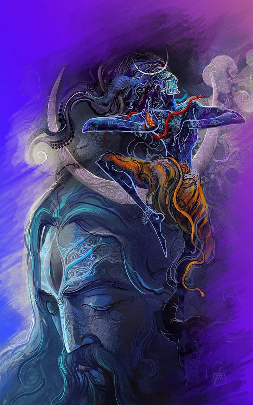 Lord Shiva Aghori Art Ultra Mobile HD phone wallpaper