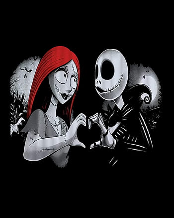 the nightmare before christmas jack and sally wallpaper