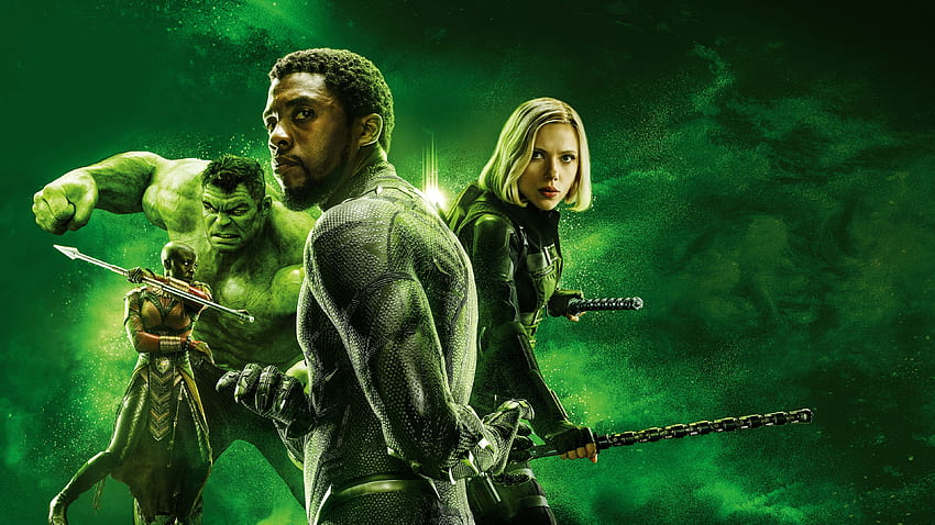Vingadores Guerra Infinita Time Stone Poster 2018 Filmes, Vingadores Guerra Infinita, Pantera Negra, Viúva Negra, Hulk, Filmes, Poster papel de parede HD