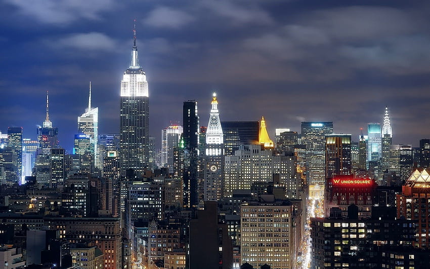 Lower Manhattan NYC HD-Hintergrundbild