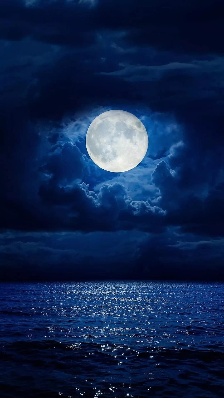 Moon Light, Blue Night HD phone wallpaper