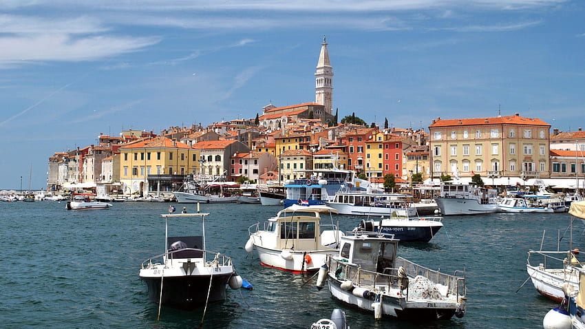 Kota, Eropa, Kroasia, Mediterania, Rovinj Wallpaper HD