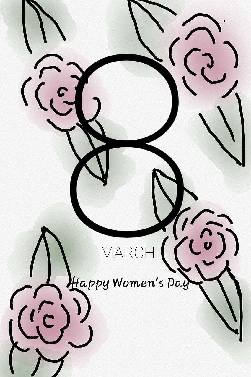 8 Maret, merah muda, delapan Maret wallpaper ponsel HD
