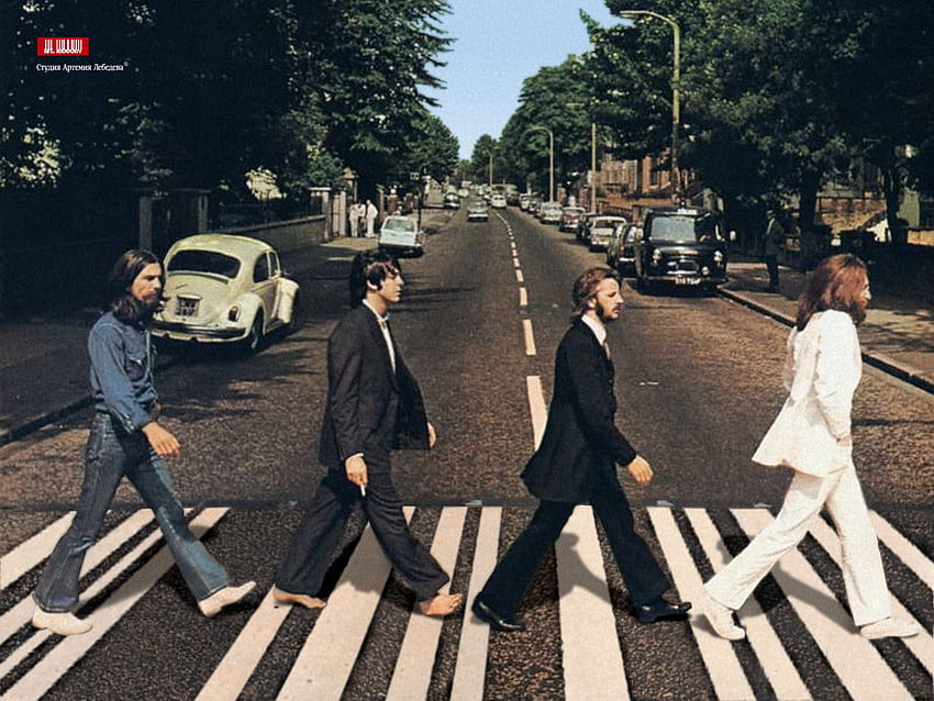 The Beatles Down the Abbey Road et arrière-plan, The Beatles Laptop Fond d'écran HD