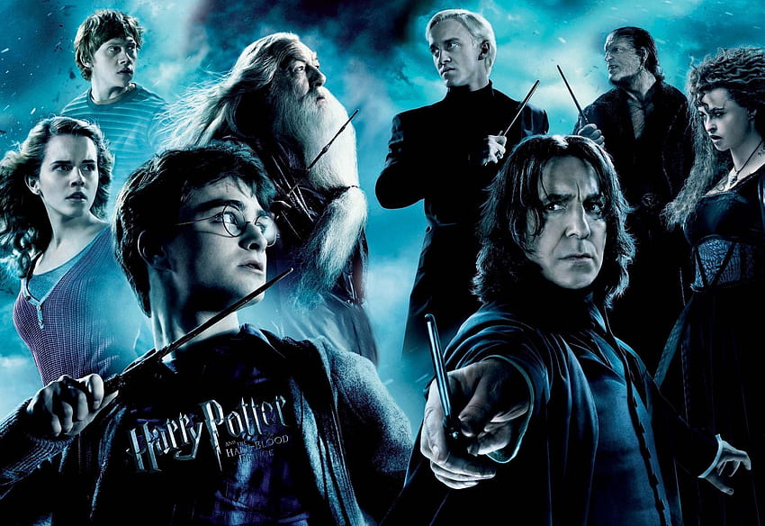 HARRY POTTER affiche magique de l'assistant de la série des sorcières d'aventure fantastique, Harry Potter Tous les personnages Fond d'écran HD