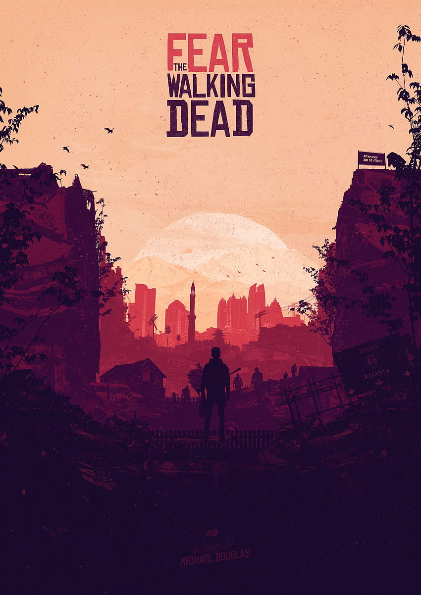 Fear The Walking Dead. poster art. The walking dead HD phone wallpaper