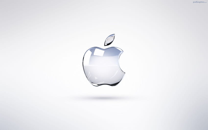 Apple em preto e branco 2560×1440 Logotipo da Apple papel de parede HD
