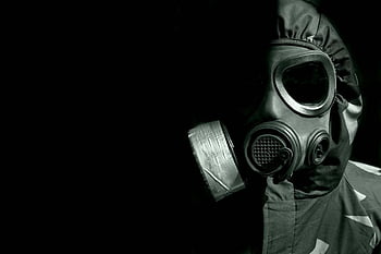 SciFi Assassin Gas Mask 4K Wallpaper iPhone HD Phone 200i