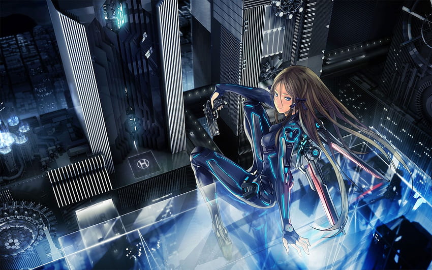 guns cyborgs science fiction artwork redjuice anime girls – Anime Hot Anime HD wallpaper