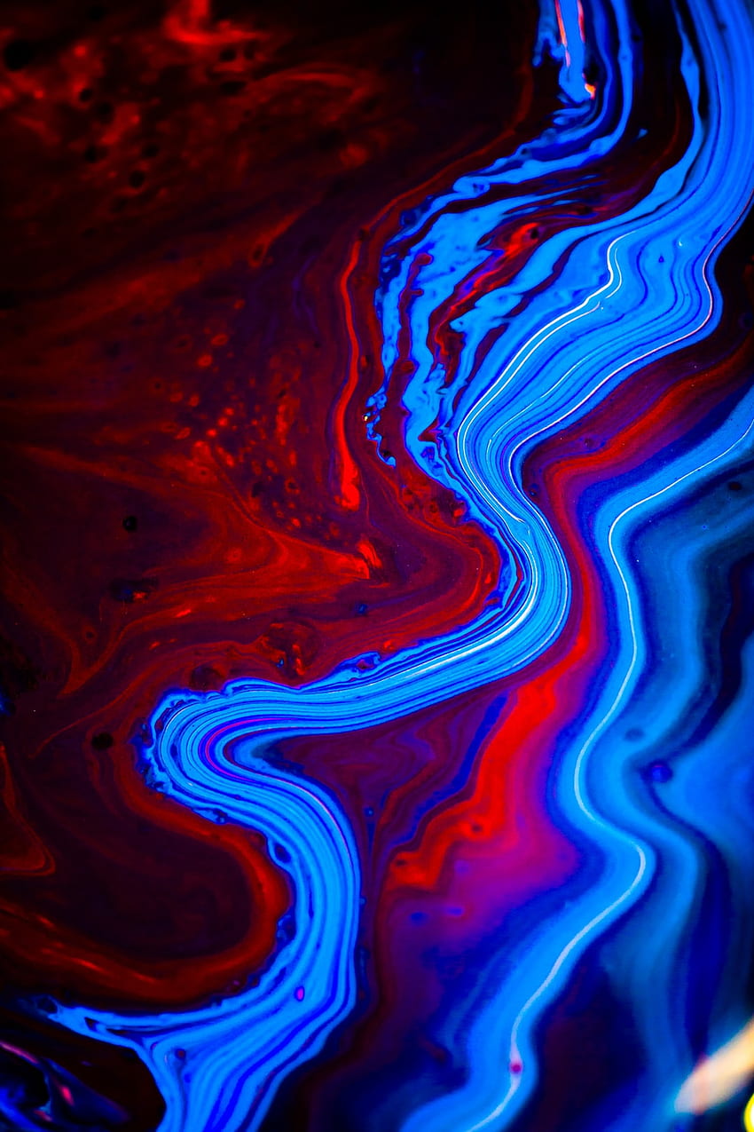 cuadro abstracto azul y negro – Pattern, Strata Liquid fondo de pantalla del teléfono