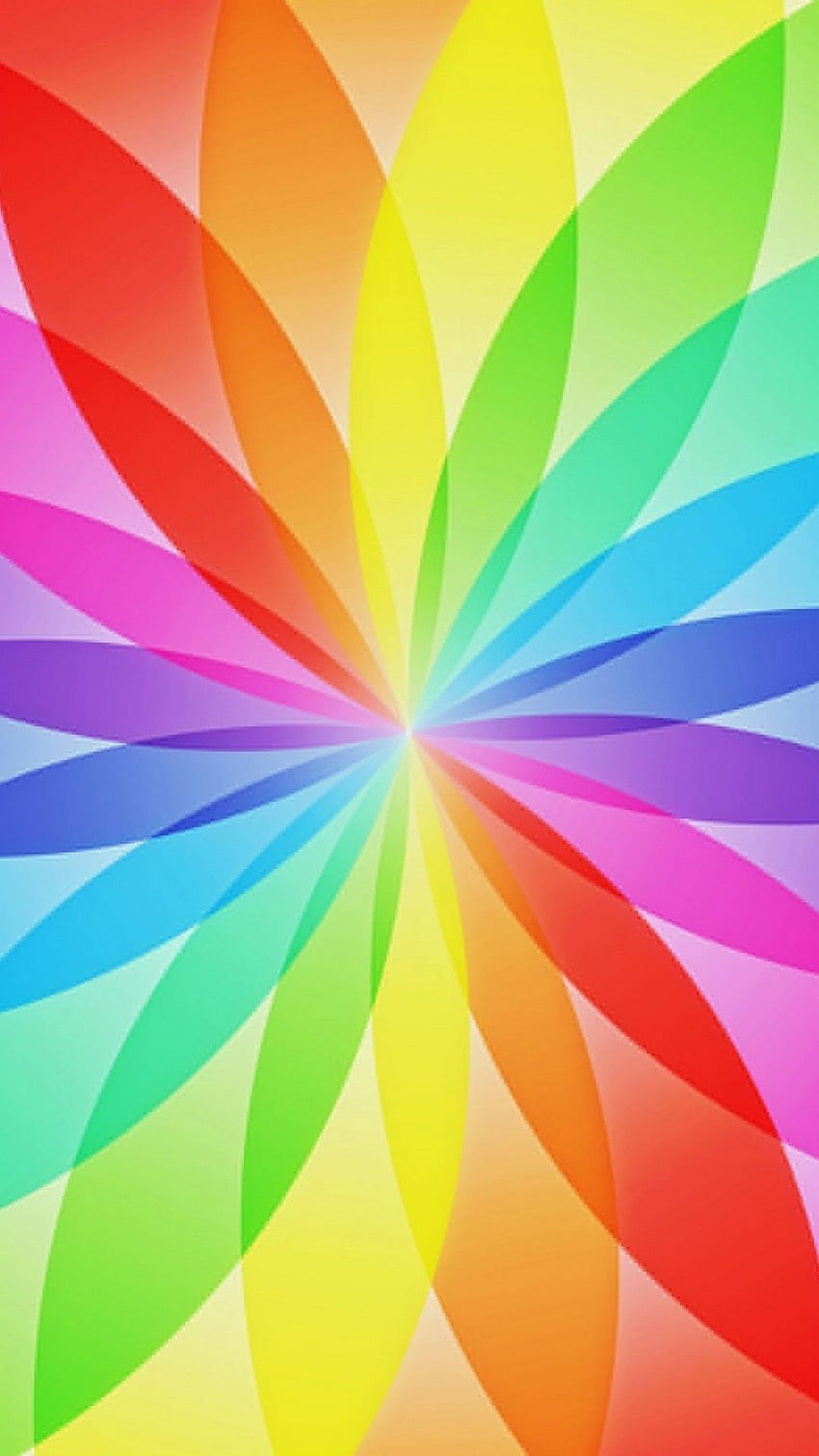 Regenbogenfarben iPhone X. 2020 Telefon HD-Handy-Hintergrundbild