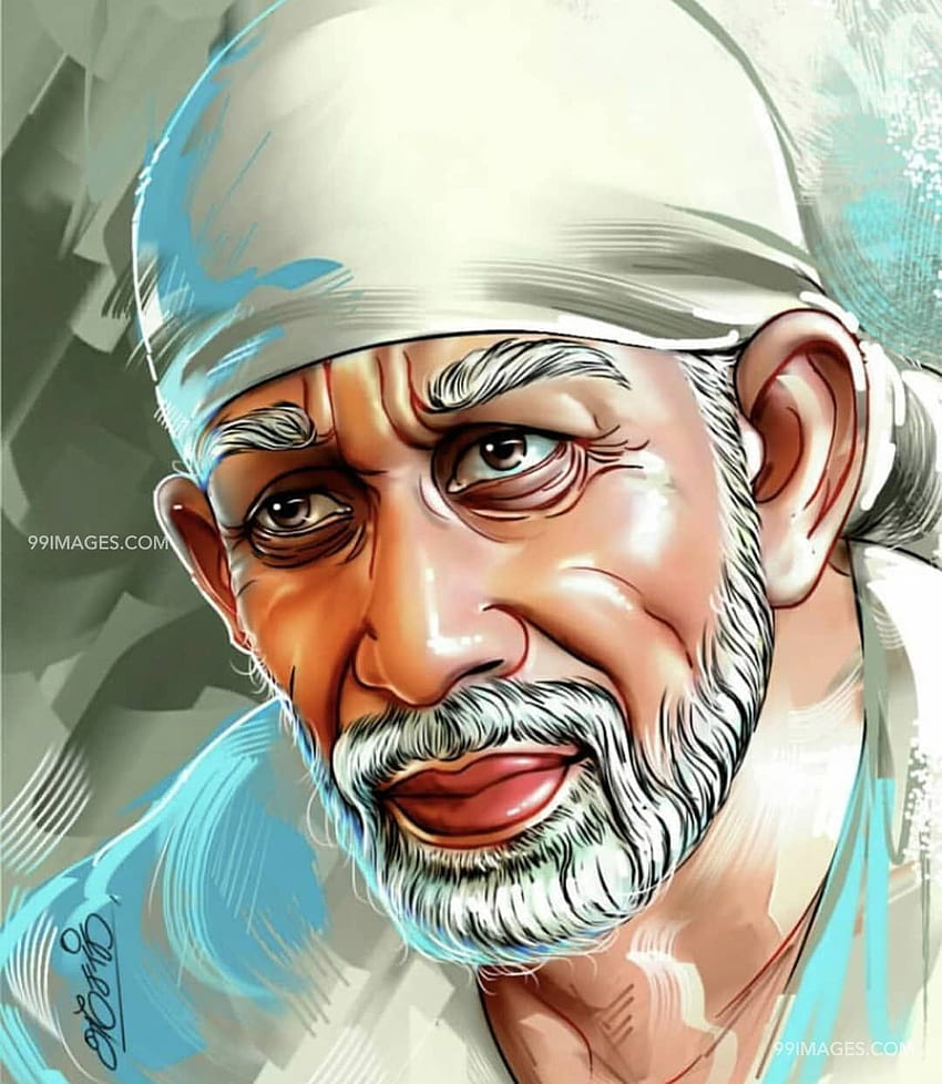 Sai Baba For Android Iphone Mobile & - Sai Baba Face HD phone ...