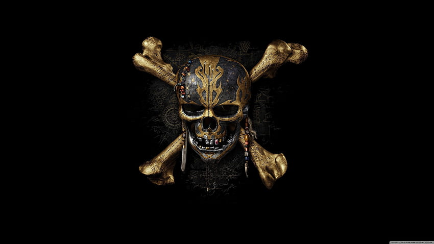 Piratas del Caribe, Calavera de Jack Sparrow fondo de pantalla