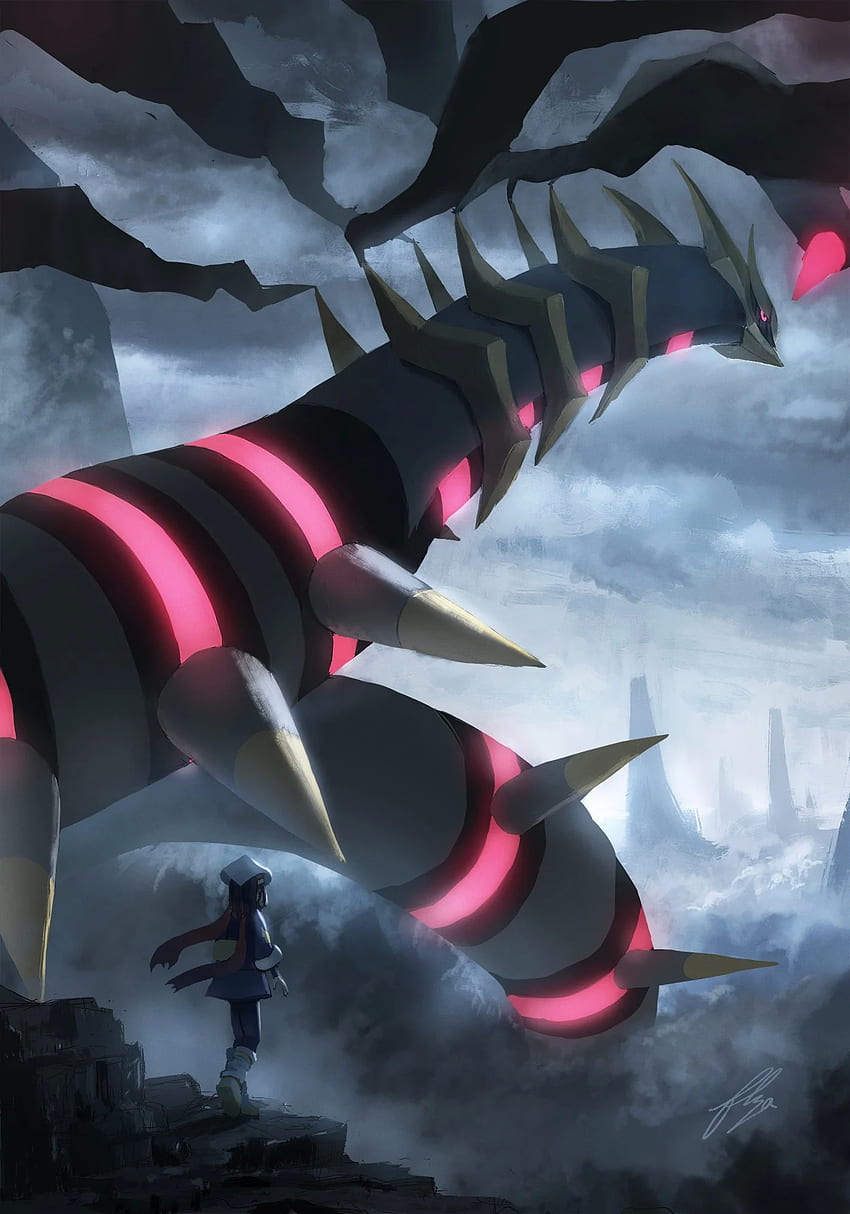 giratina and giratina (pokemon) drawn by akadako