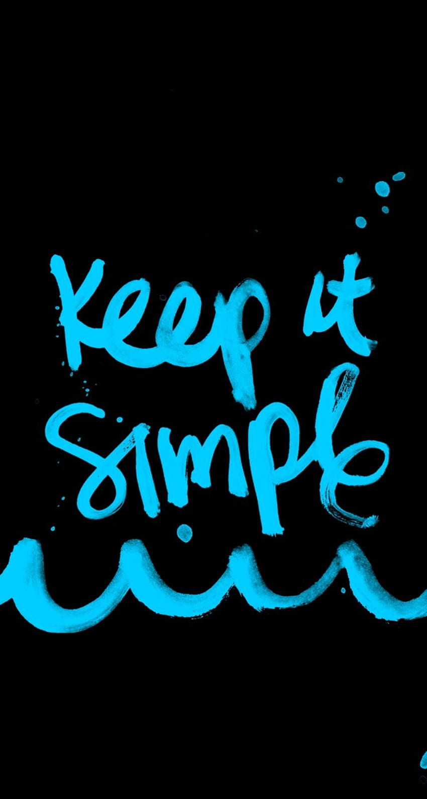 Keep It Simple. HD phone wallpaper