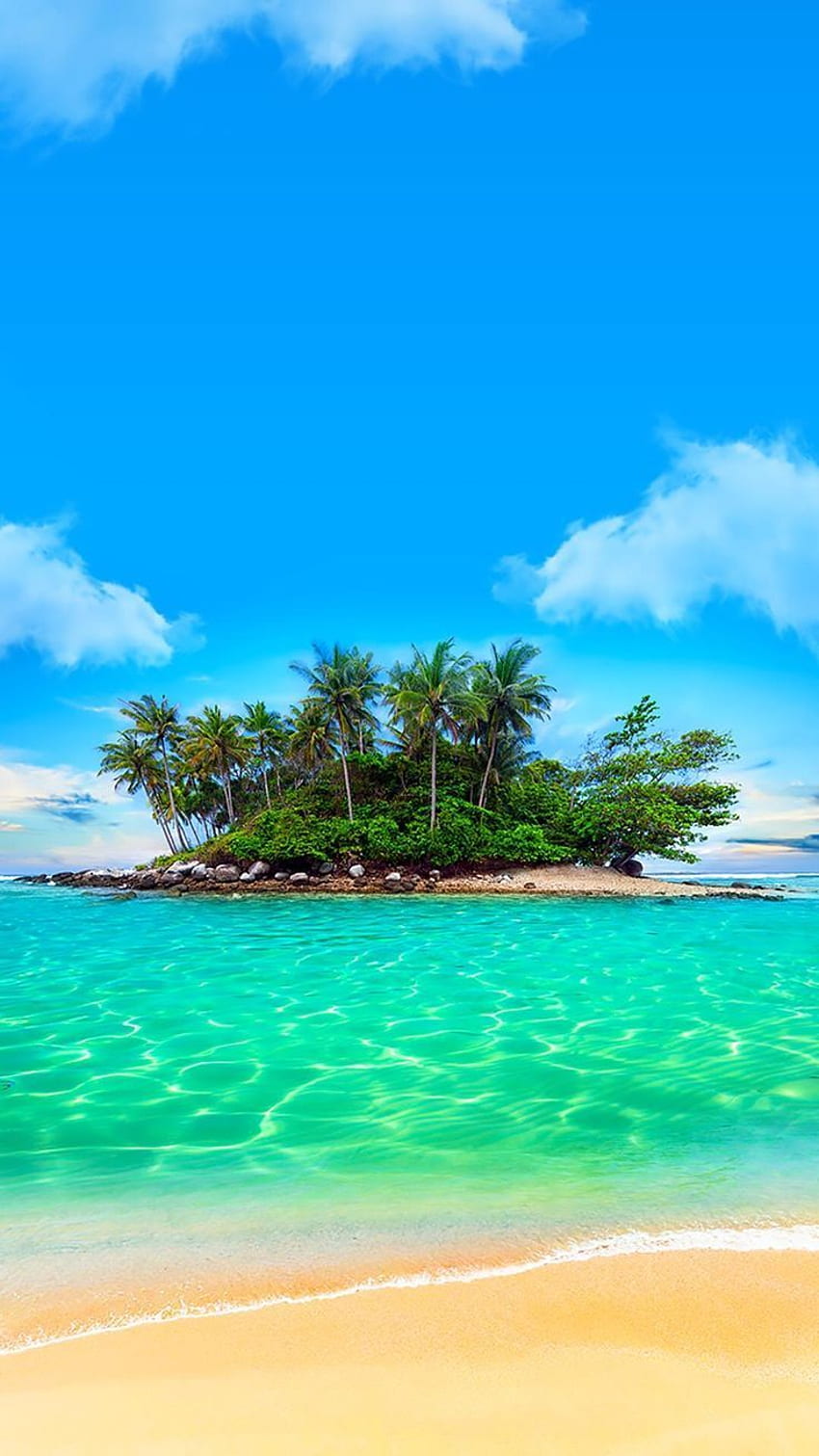 Private Island. Beach , Island , Beach paradise HD phone wallpaper