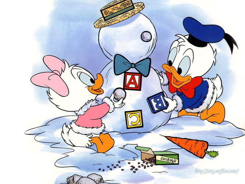 Donald Duck : Baby Donald and Daisy Duck . Donald and daisy duck, Donald  and daisy, Disney cartoon characters HD wallpaper | Pxfuel