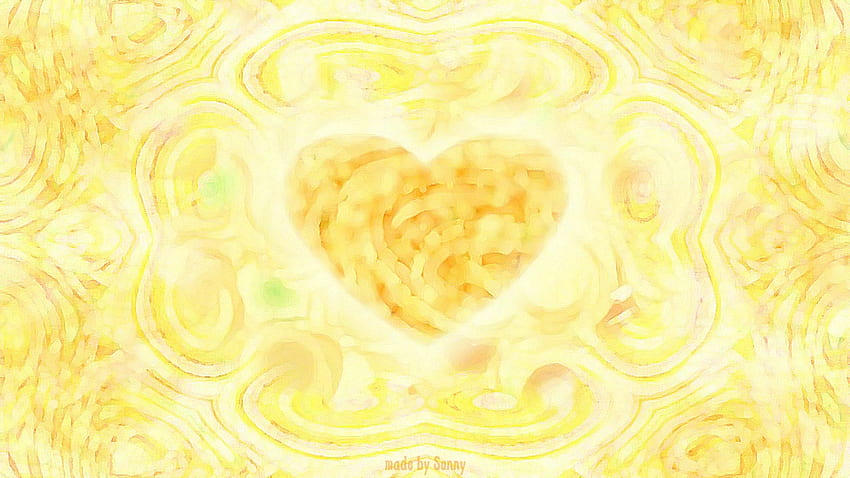 The miracle of Emotions, feelings, yellow, creative power, miracle, heart, orange, emotions HD wallpaper