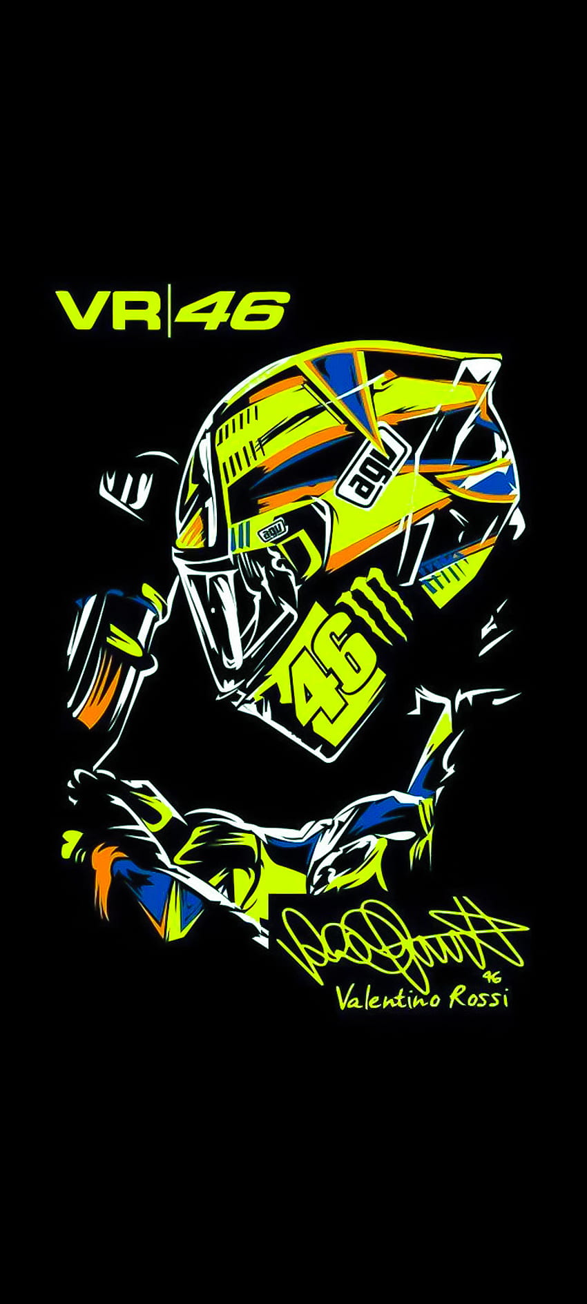 Rossi 46 the doctor, Valentino_rossi HD phone wallpaper