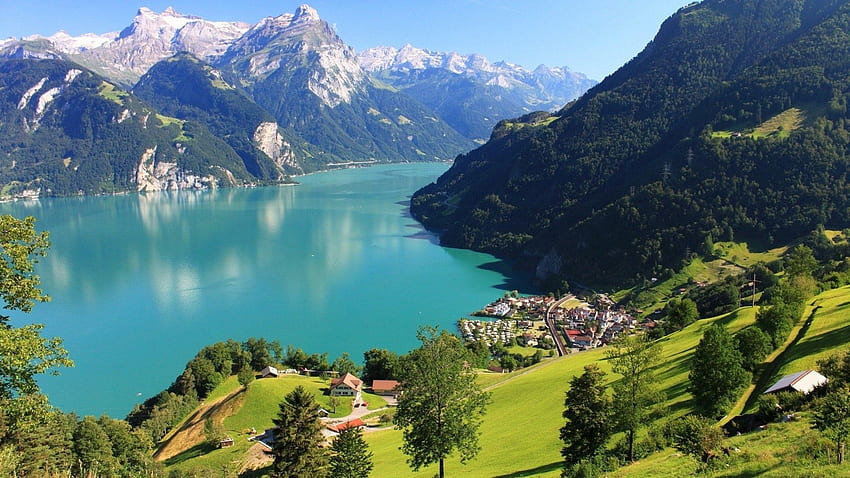 Lake Lucerne HD wallpaper