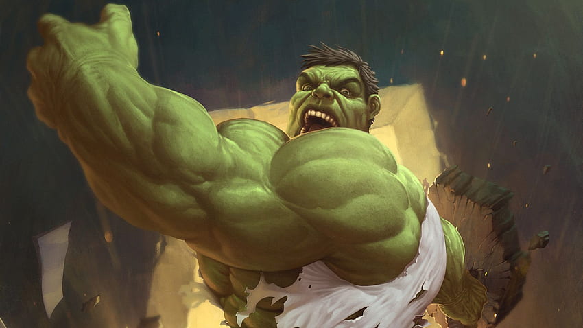 Hulk, Cartoon Bodybuilder HD wallpaper | Pxfuel
