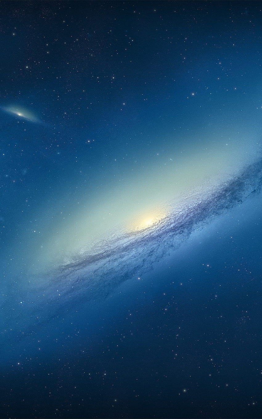 Blue Galaxy Space Stars Android, Blue Cosmos HD phone wallpaper