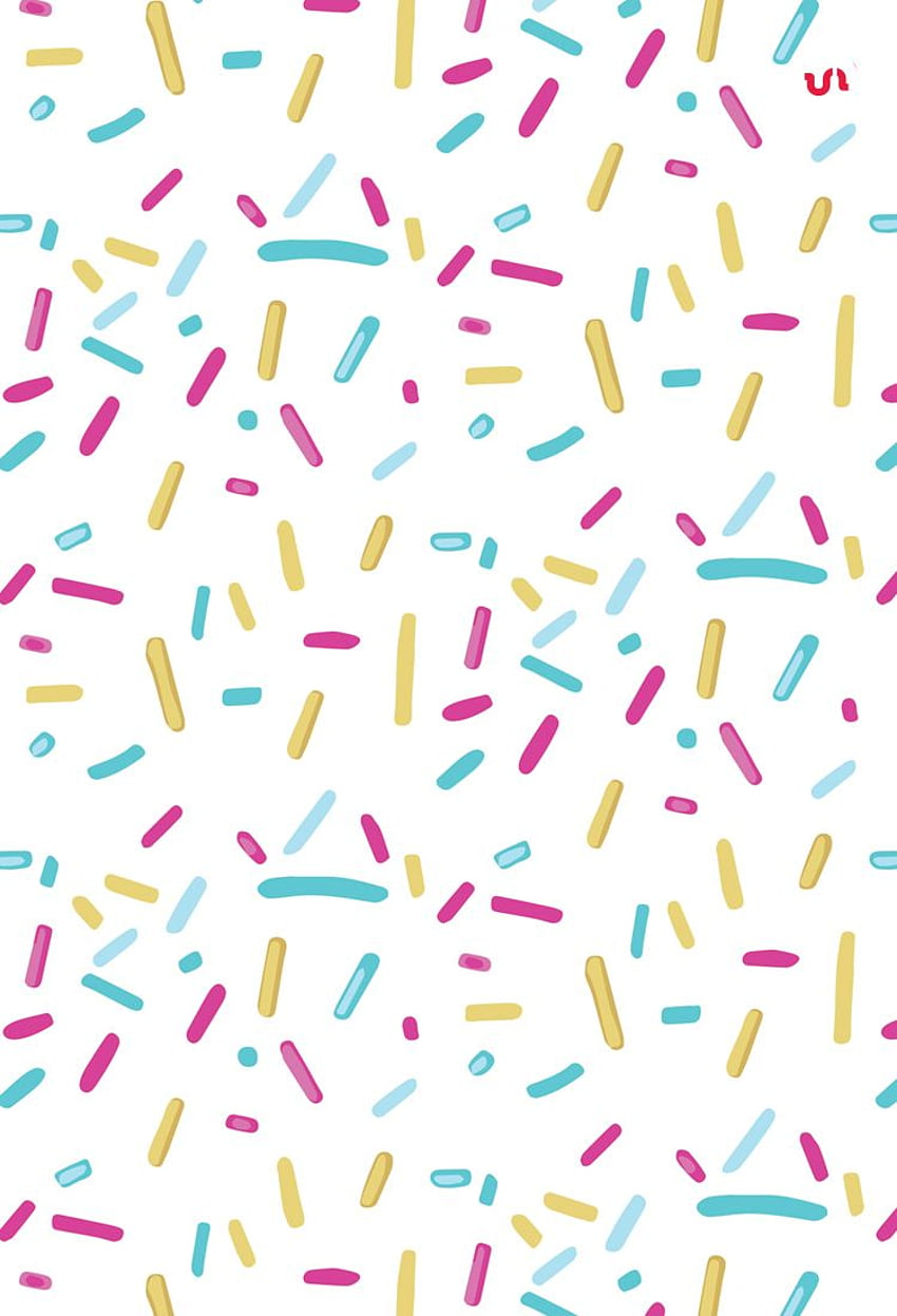 Sprinkles & Donuts Patterns. iPhone pattern, Donut pattern, iphone cute, Sprinkle Donut HD phone wallpaper